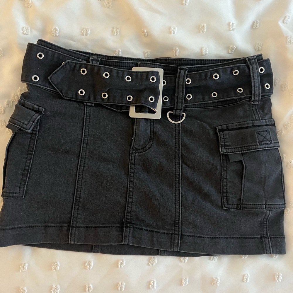 Mini cargo skirt